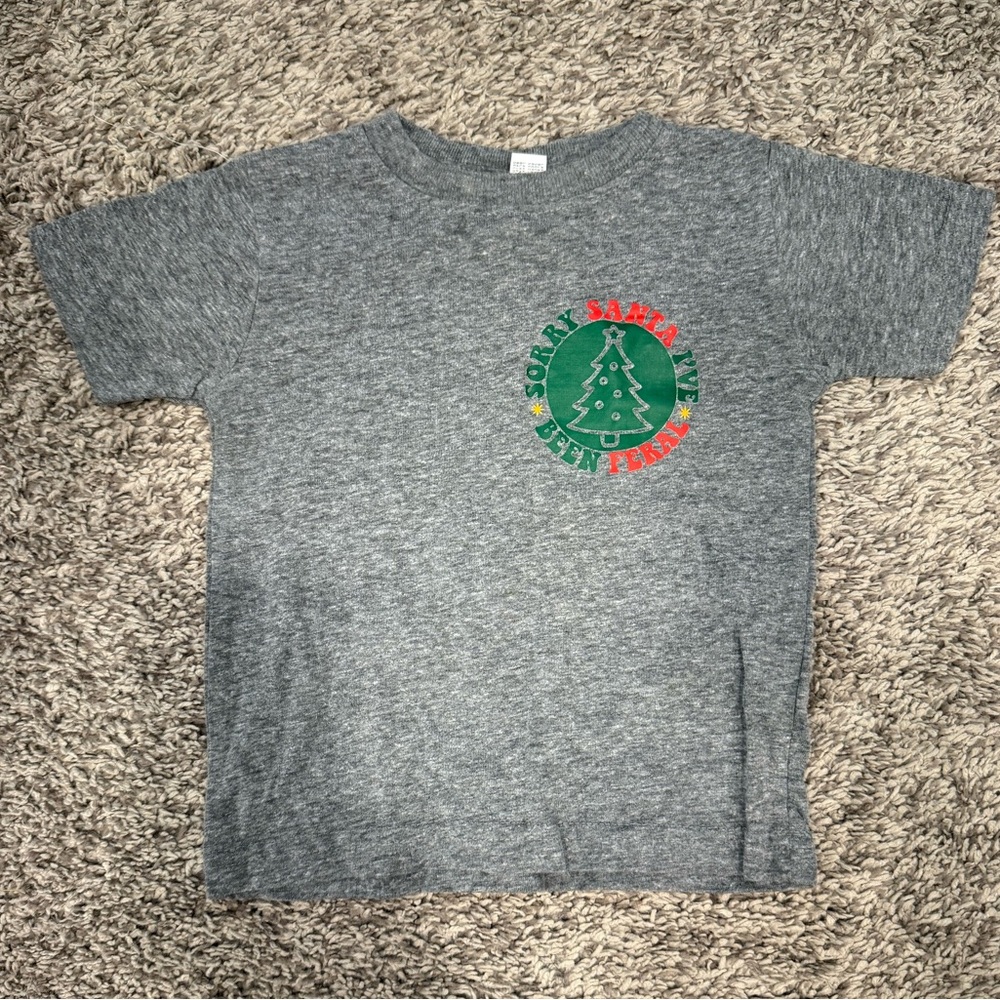 Sorry Santa I’ve Been FERAL Baby Christmas T-Shirt